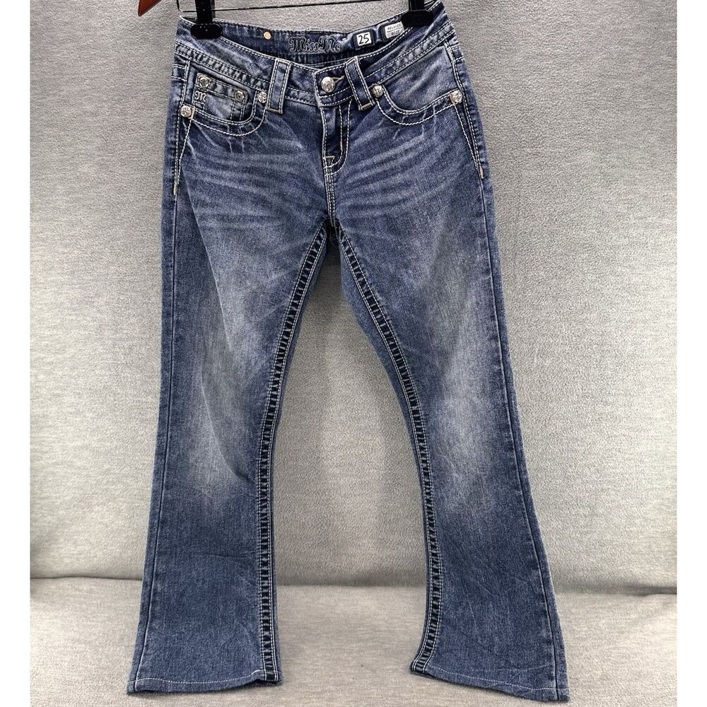 Miss Me Blue Flared Jeans